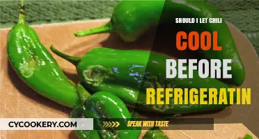 Cooling Chili: Should You Wait Before Refrigerating Leftovers?