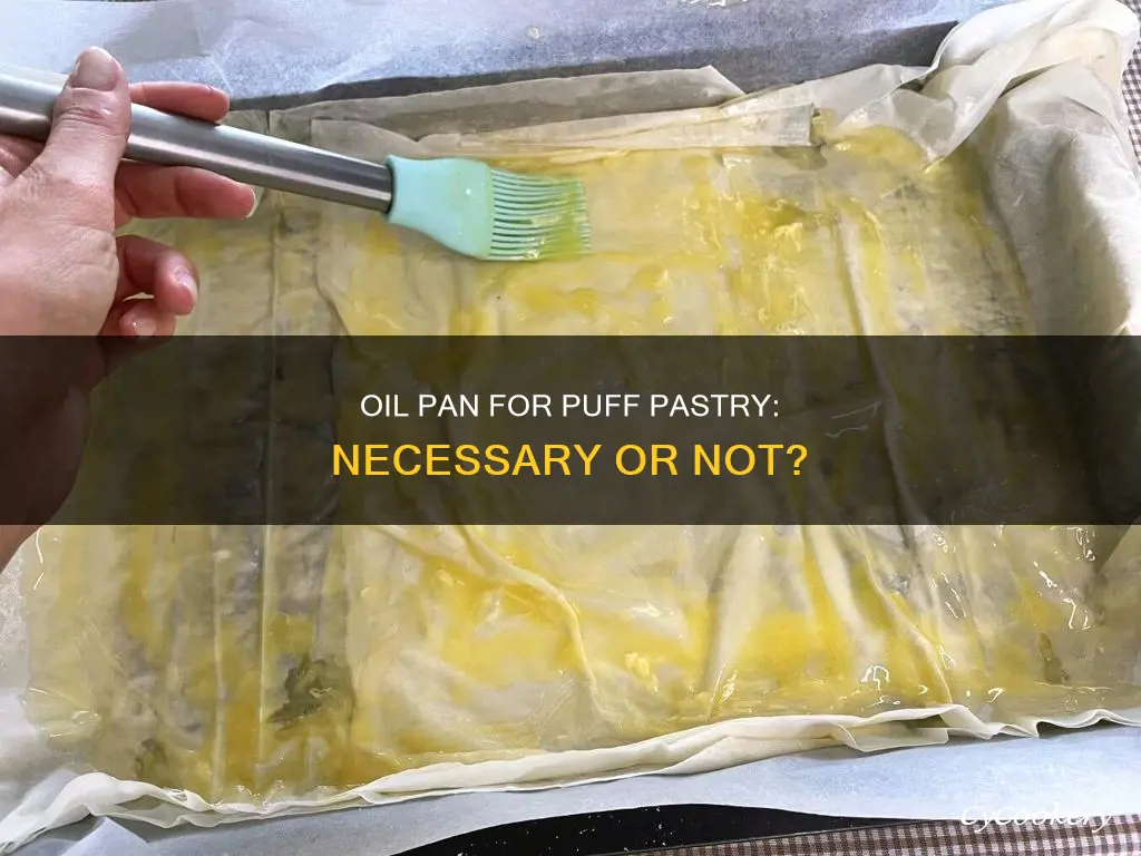 should I oil pan for puff pastry