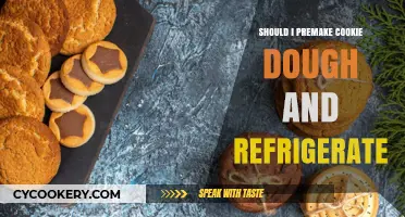 Premade Cookie Dough: Refrigerate for Freshness or Bake Right Away?