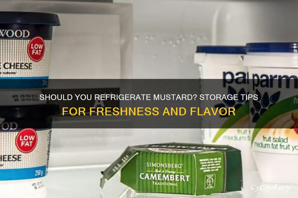 should i put mustard in the refrigerator