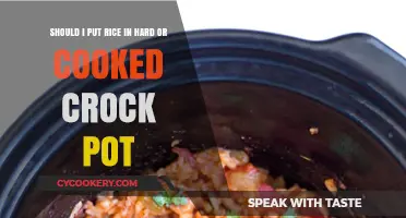 Hard or Cooked Crock Pot: Perfect Rice Every Time