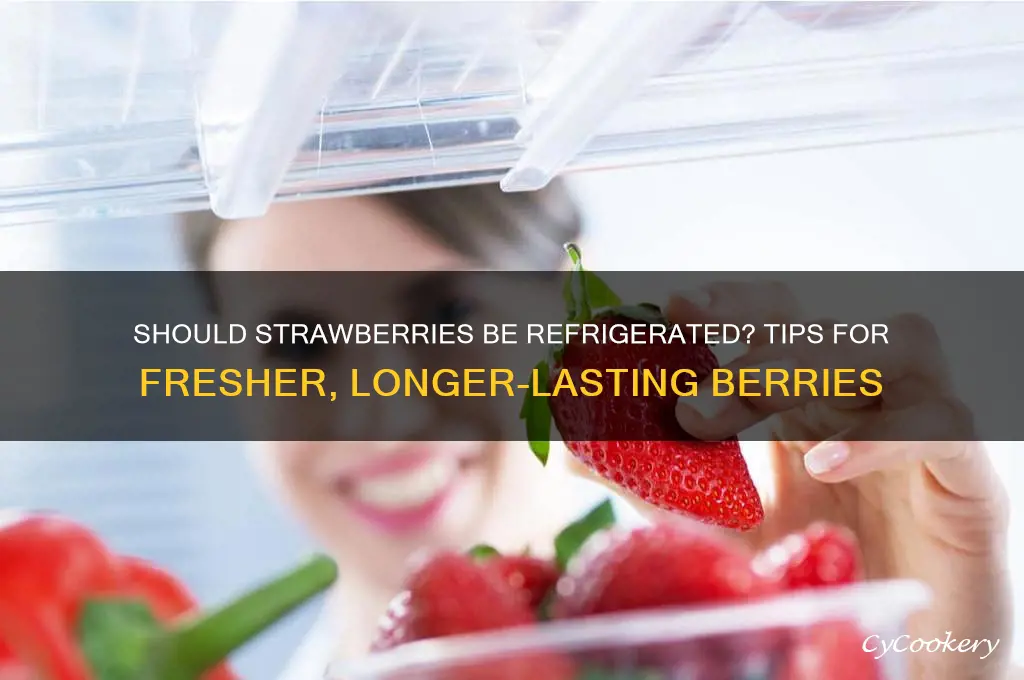 should i put strawberries in the refrigerator