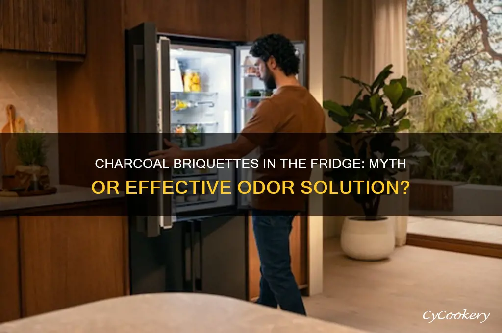 should i putcharcoal briquettes in my refrigerator