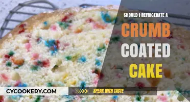 Crumb Coated Cake Storage: To Refrigerate or Not?