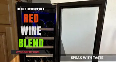 Refrigerating Red Wine Blends: Essential Tips for Optimal Flavor and Storage