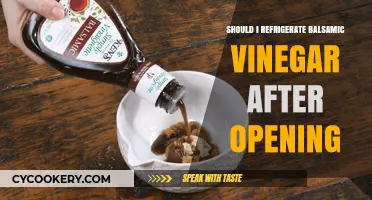 Refrigerate Balsamic Vinegar After Opening: Essential Tips for Freshness