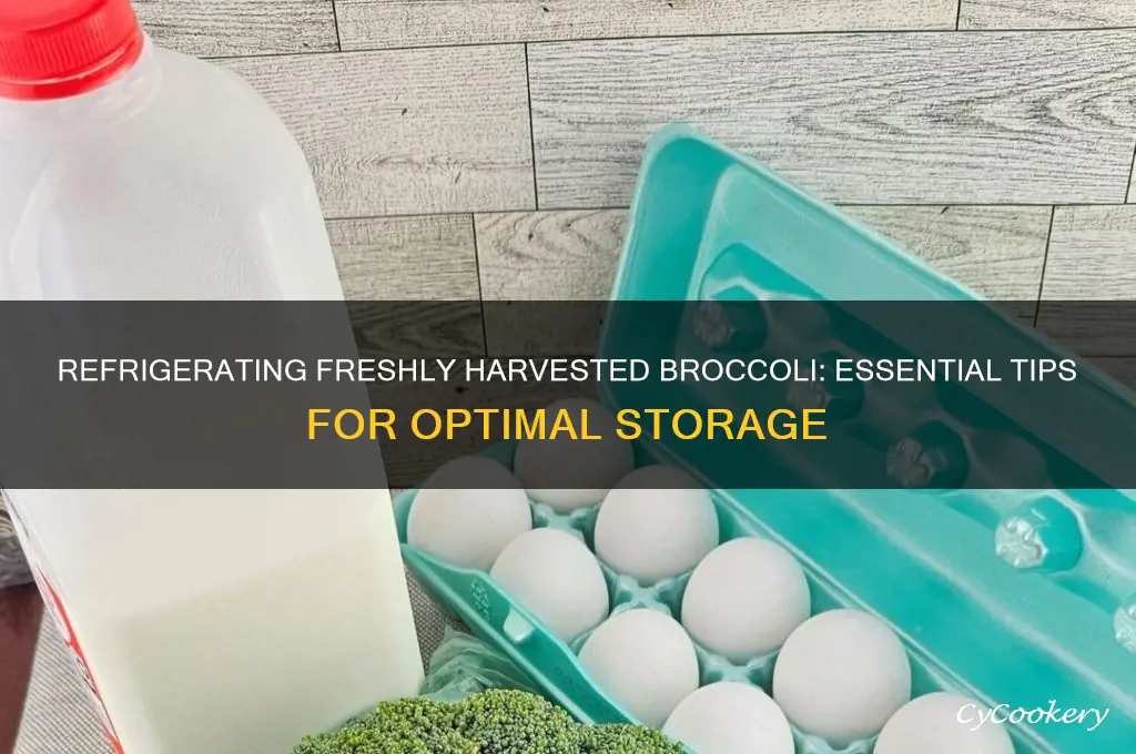 should i refrigerate broccoli after i harvest
