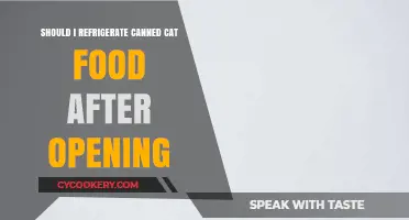Refrigerate Canned Cat Food After Opening: Essential Tips for Freshness