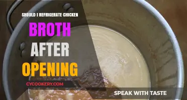 Refrigerate Chicken Broth After Opening: Essential Tips for Freshness