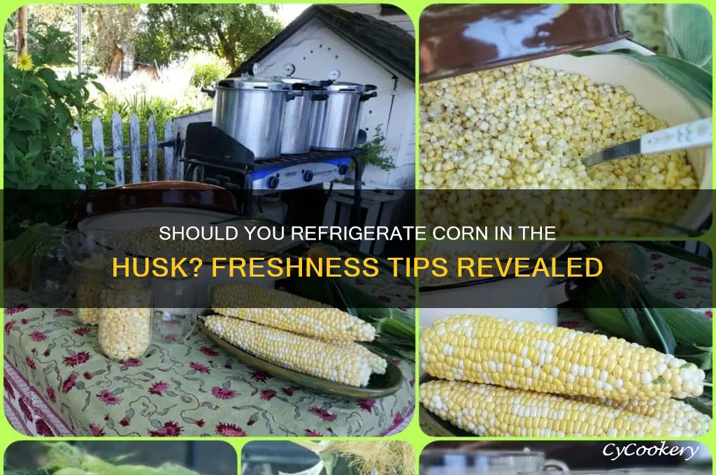 should i refrigerate corn in the husk