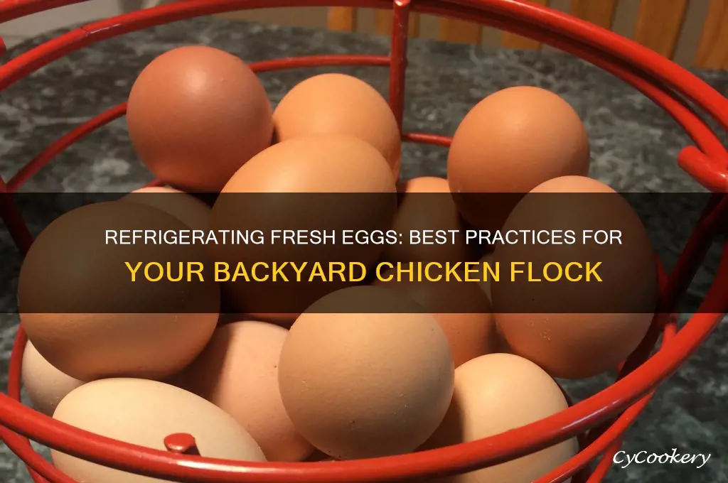 should i refrigerate eggs from my chickens
