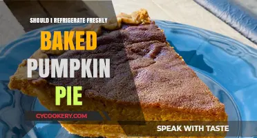 Refrigerate Freshly Baked Pumpkin Pie: Essential Tips for Perfect Storage