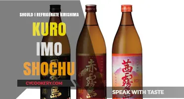 Should You Refrigerate Kirishima Kuro Imo Shochu? Storage Tips