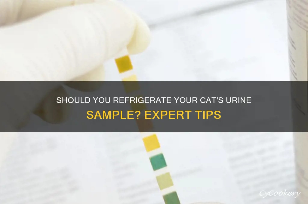 should i refrigerate my cats urine sample