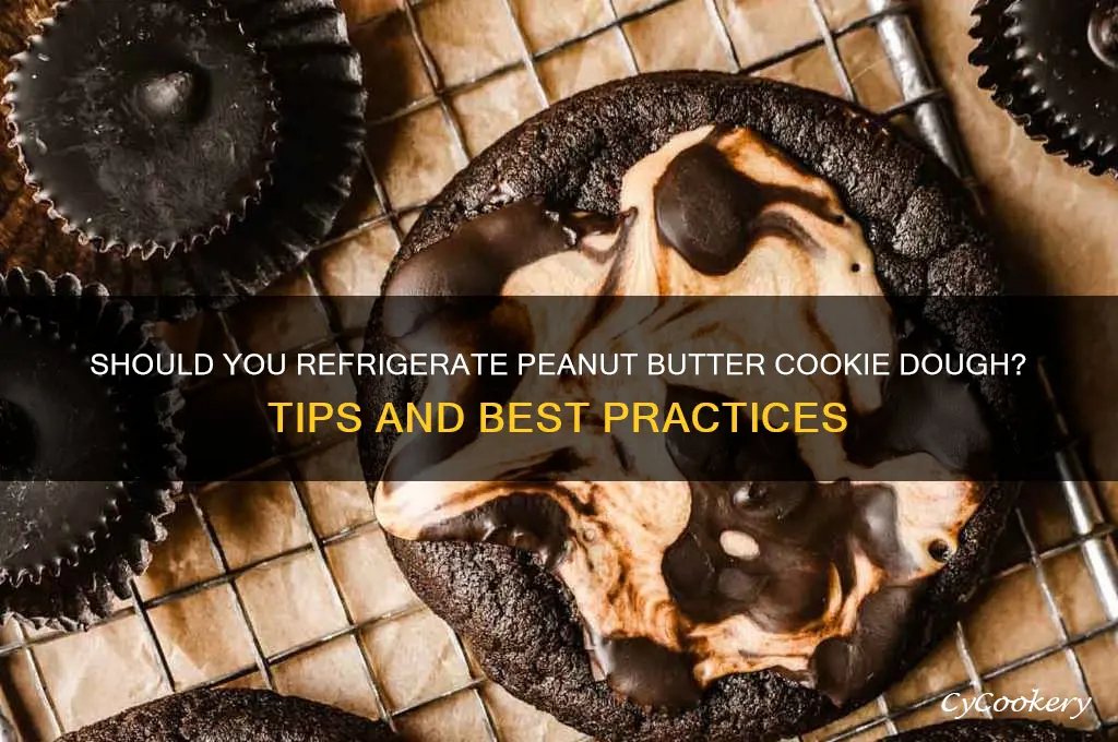 should i refrigerate peanut butter cookie dough