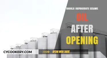 Refrigerate Sesame Oil After Opening: Essential Storage Tips for Freshness