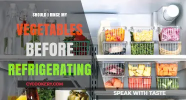 Rinse or Not? Prepping Veggies for Freshness in the Fridge