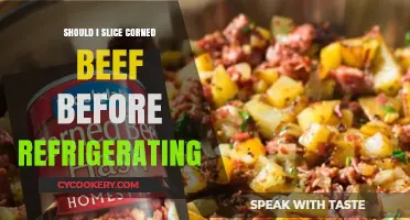 Should You Slice Corned Beef Before Refrigerating? A Storage Guide