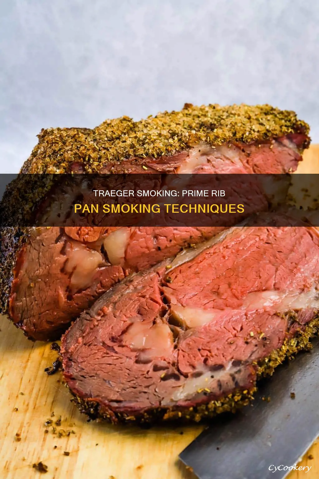 should I smoke prime rib in a pan traeger