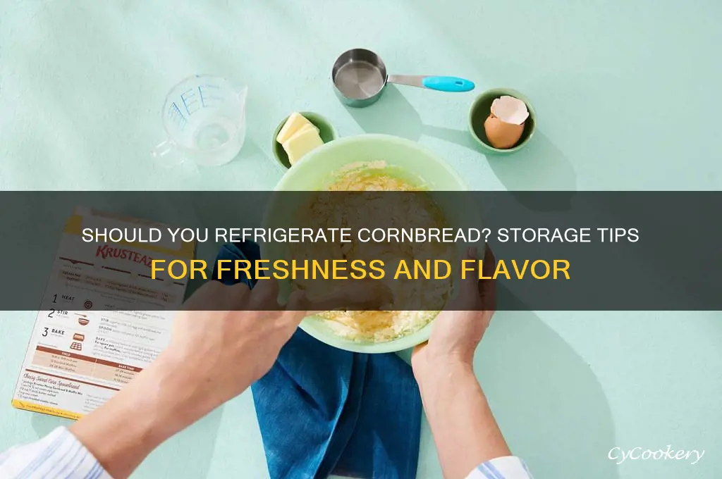 should i store cornbread in the refrigerator