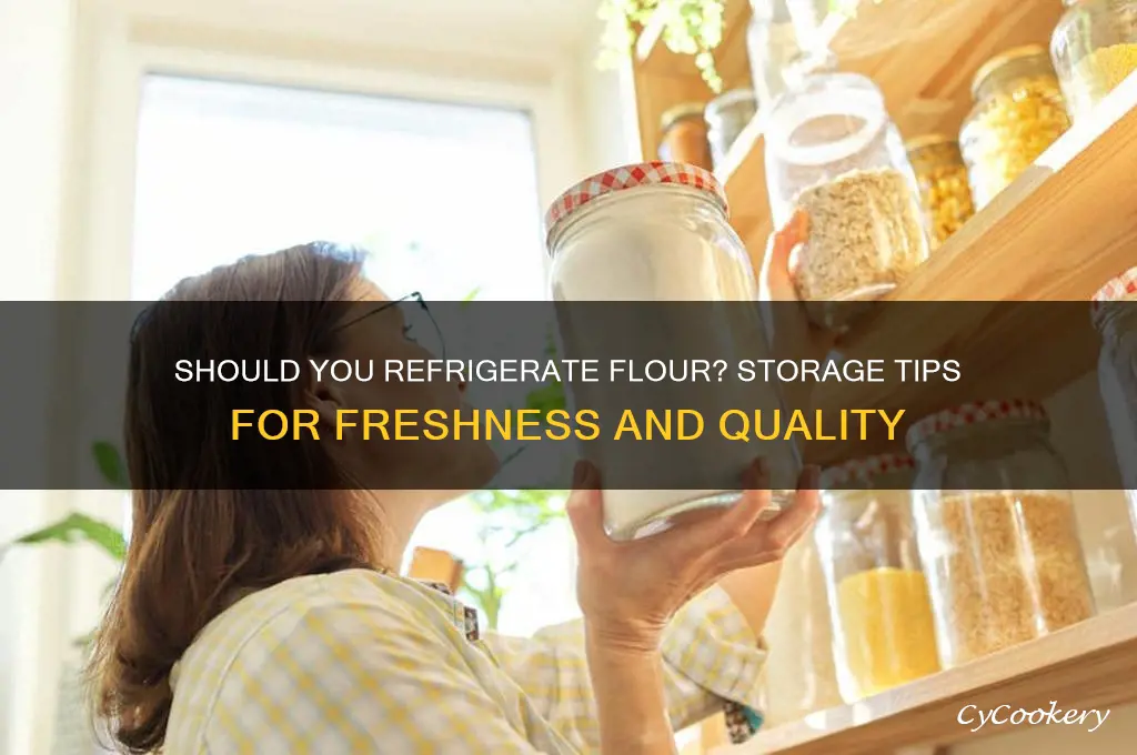 should i store flour in the refrigerator