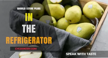 Should You Refrigerate Pears? Optimal Storage Tips for Freshness