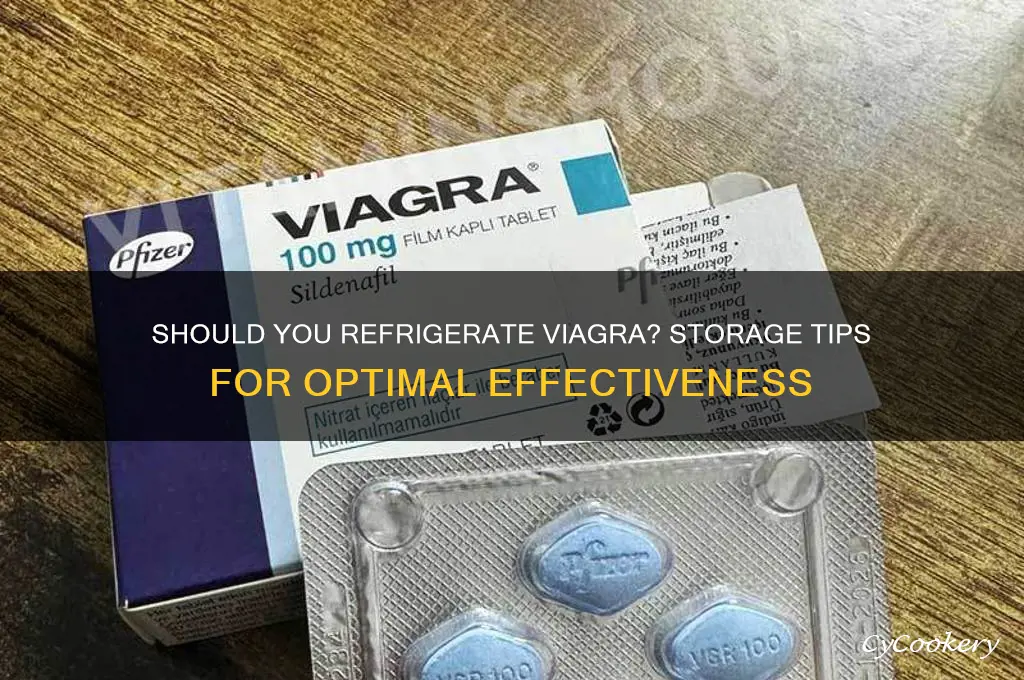 should i store viagra in the refrigerator
