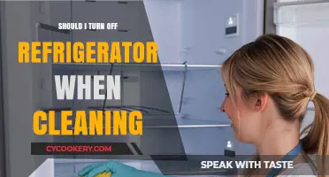 Should You Turn Off Your Refrigerator While Cleaning It?