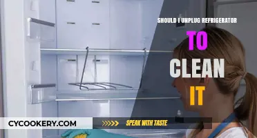 Should You Unplug Your Refrigerator Before Cleaning It?