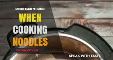 Instant Pot Noodle Cooking: Should It Smoke? Explained