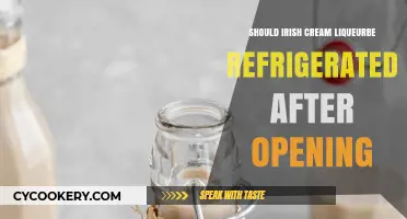 Should Irish Cream Liqueur Be Refrigerated After Opening?