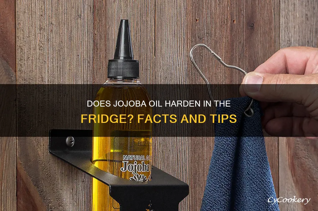 should jojoba oil solidify in the refrigerator
