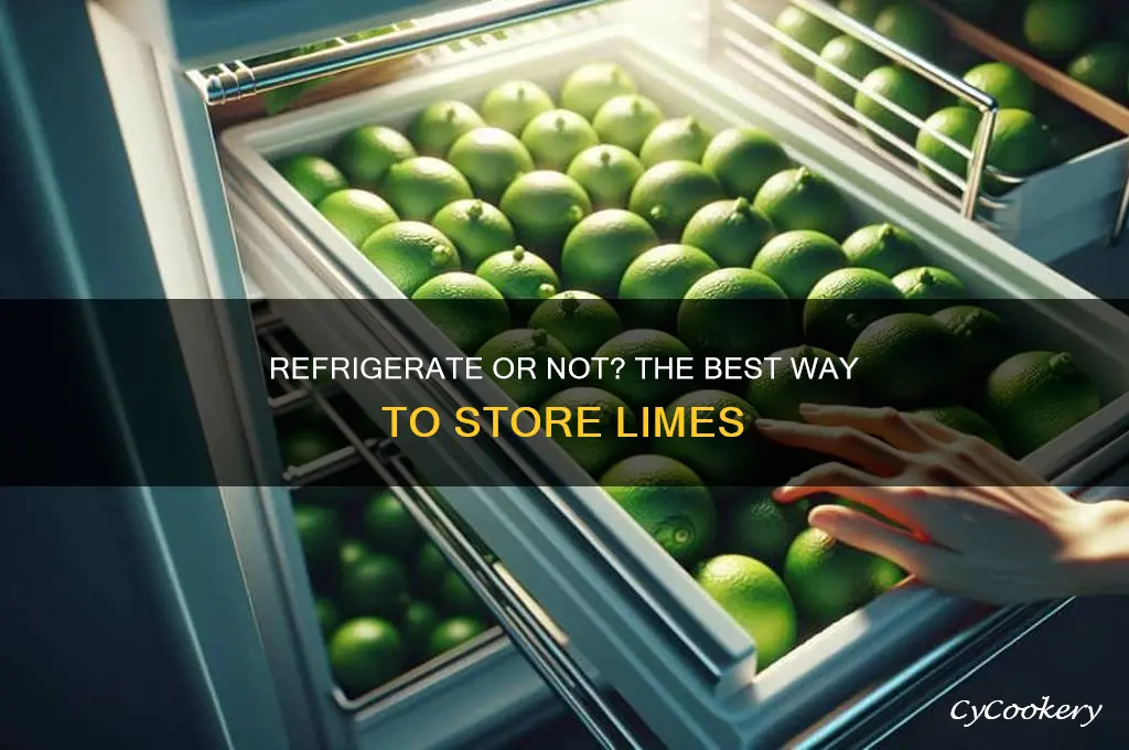should limes be refrigerated or left out