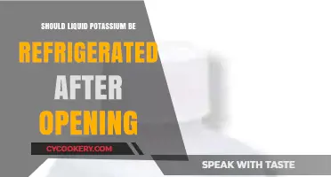 Should Liquid Potassium Be Refrigerated After Opening? Key Facts
