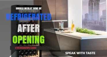Should Merlot Be Refrigerated After Opening? A Wine Storage Guide