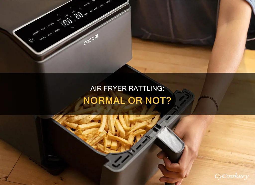 should my air fryer make a rattling noise