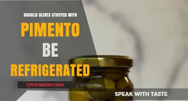 Pimento-Stuffed Olives: To Refrigerate or Not? Expert Tips