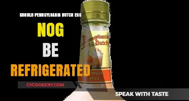 Should Pennsylvania Dutch Egg Nog Be Refrigerated? A Guide