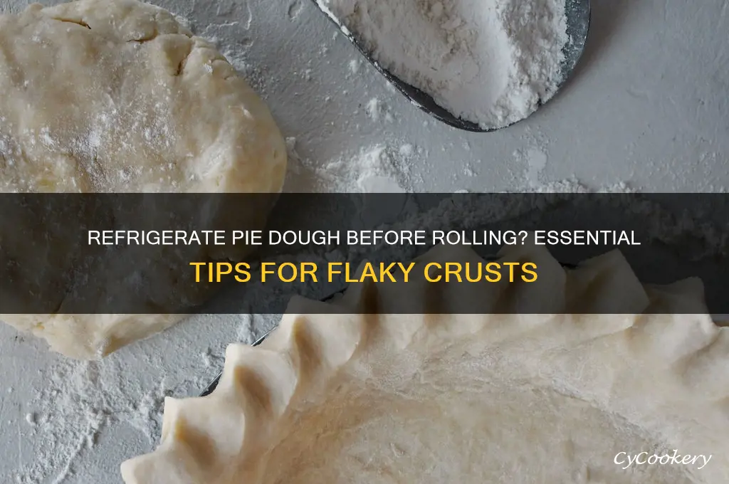 should pie dough be refrigerated before rolling