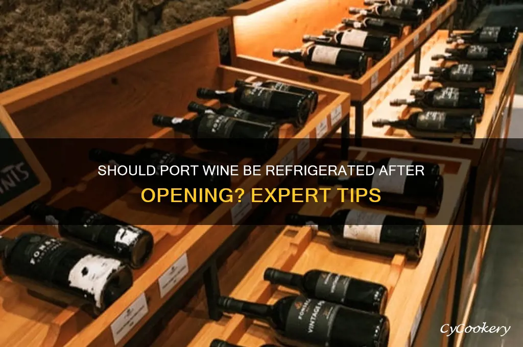 should port wine be refrigerated after opening