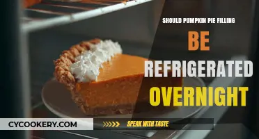 Refrigerate Pumpkin Pie Filling Overnight: Essential Tips for Perfect Results