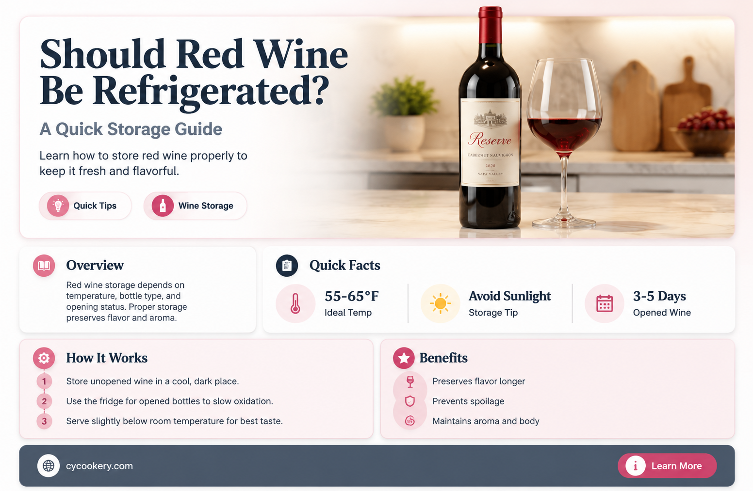 am i supposed to refrigerate red wine
