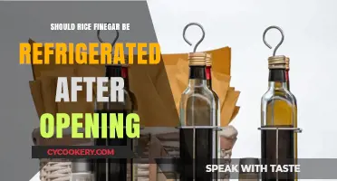 Should Rice Vinegar Be Refrigerated After Opening? Storage Tips