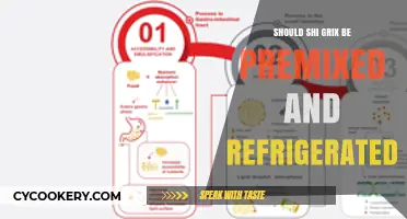 Premixing and Refrigerating Shi Grix: Best Practices for Optimal Results