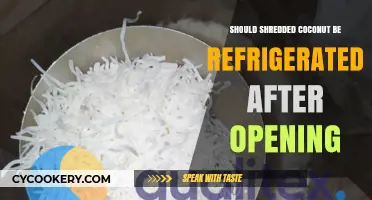 Should Shredded Coconut Be Refrigerated After Opening?