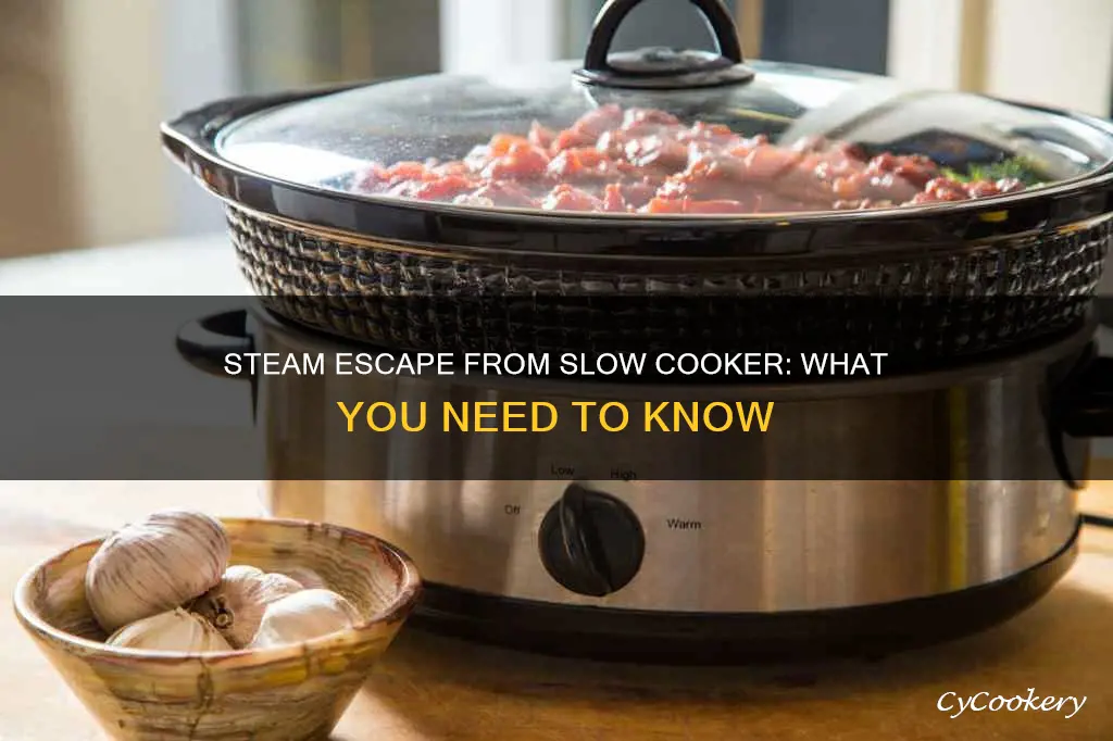 should steam escape from a slow cooker