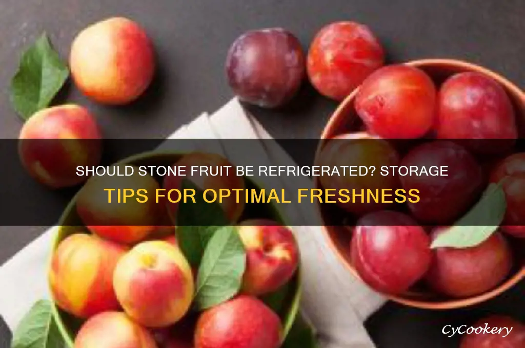 should stone fruit go in the refrigerator