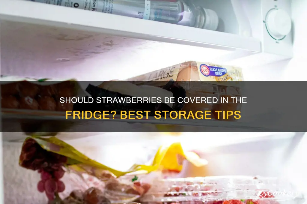 should strawberries be covered in the refrigerator