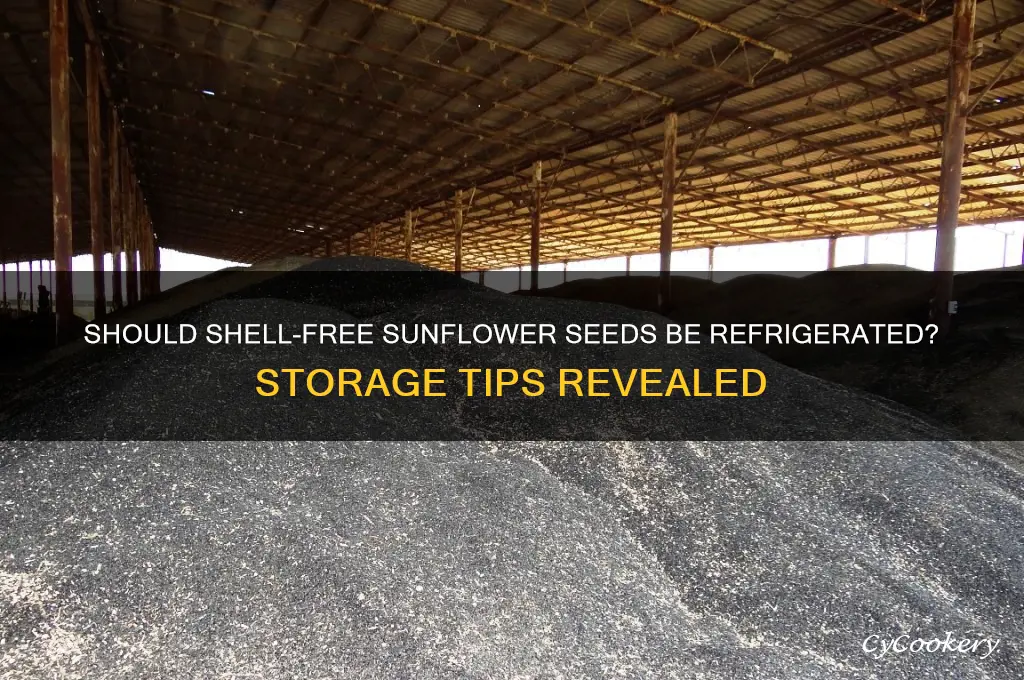 should sunflower seeds without shells be refrigerated