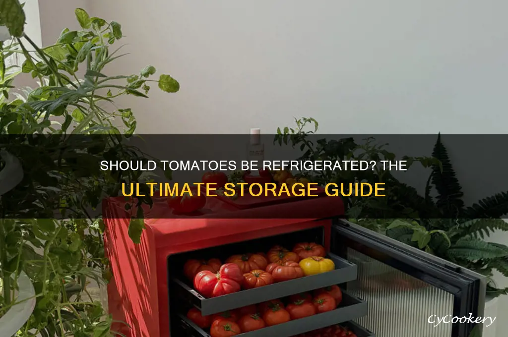 should tomatoes be stored in the refrigerator